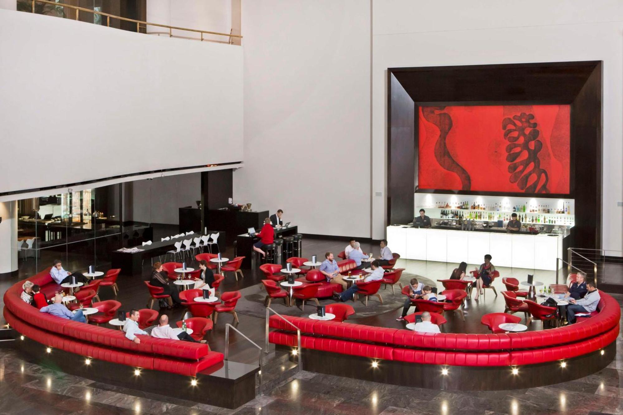 Hotel Hilton Brisbane Exterior foto The Red Box